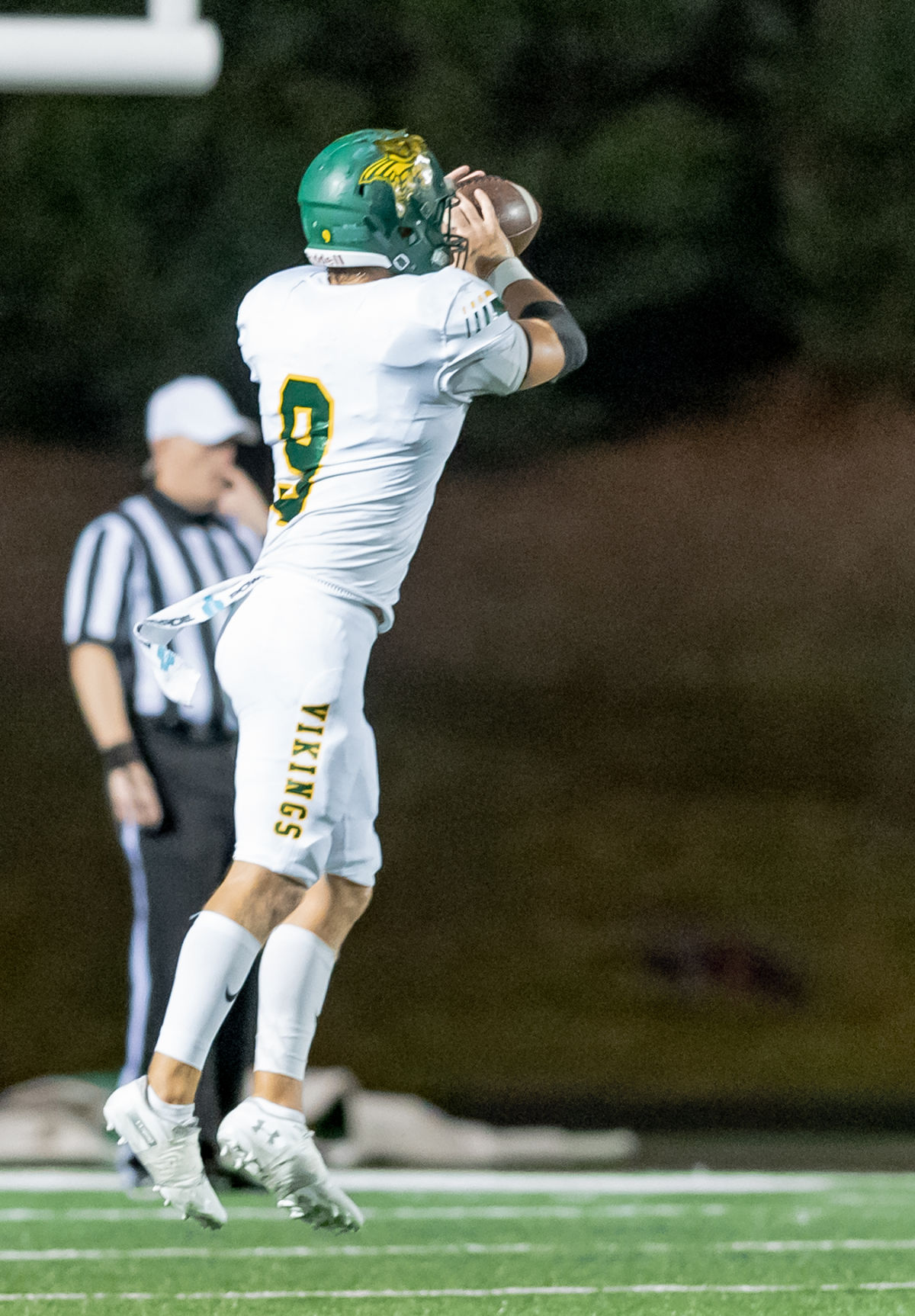 Friday night high school football action